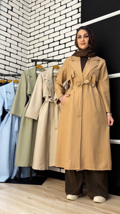 مانتو باند ژیله دار دیپلمات 5187