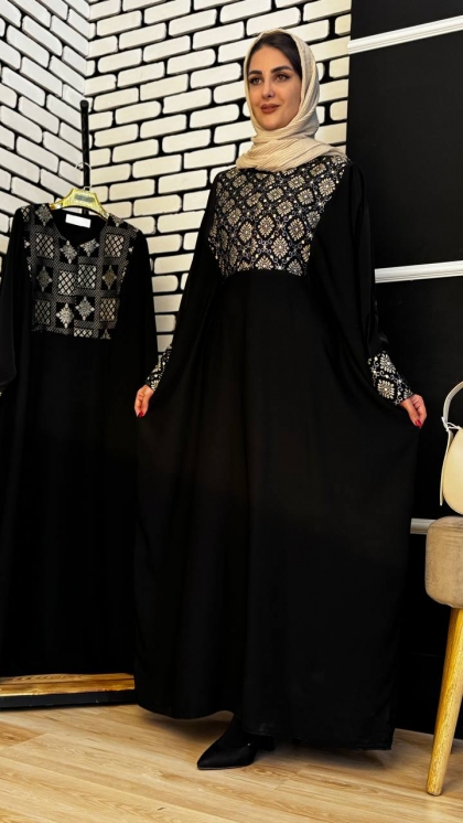 عبا مزونی کتیبه نیم زیپ بهنواز 9522