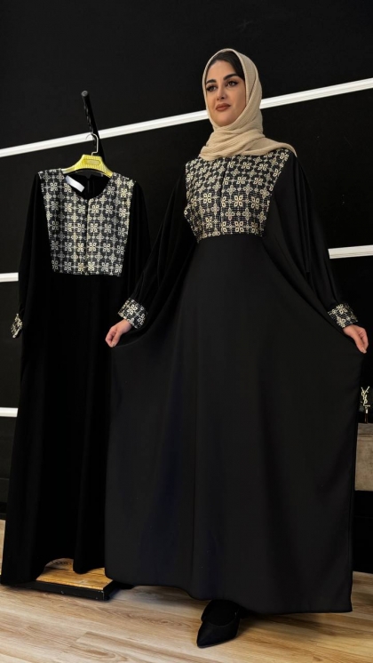 عبا کتیبه سنتی نیم زیپ هانیه 5626