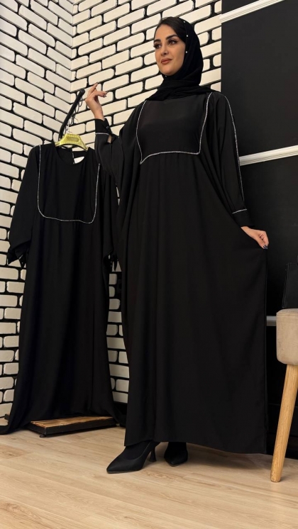 مانتو عبا مغزی دوزی سارینا 9650