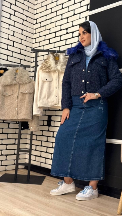 پالتو کتی ‌موهر ترک حراجی  5161