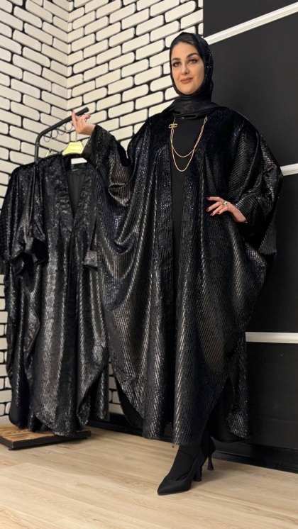 مانتوعبایی مجلسی جلوباز 5140